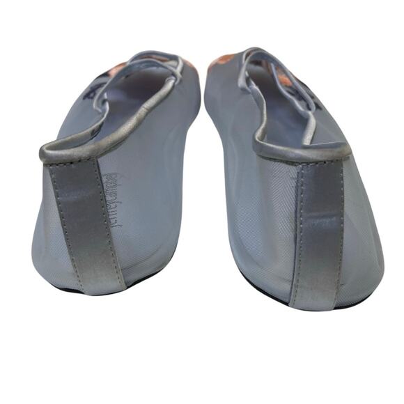 Jeffrey Campbell Swan Flower Embroidered Ballet Flats Ballerina Coquette Sz 9 - Picture 7 of 9